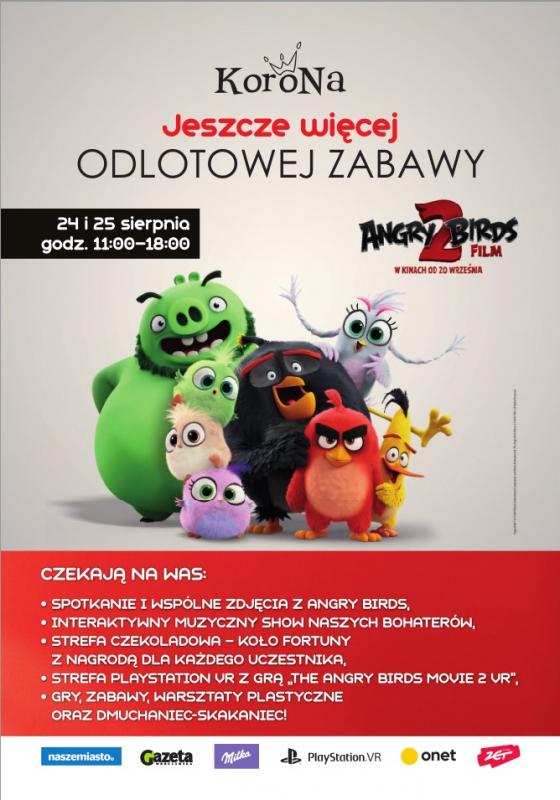 Spotkanie z„Angry Birds 2 Film” wCentrum Korona 