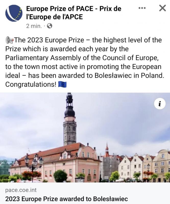 Nagroda Europy dla Bolesawca